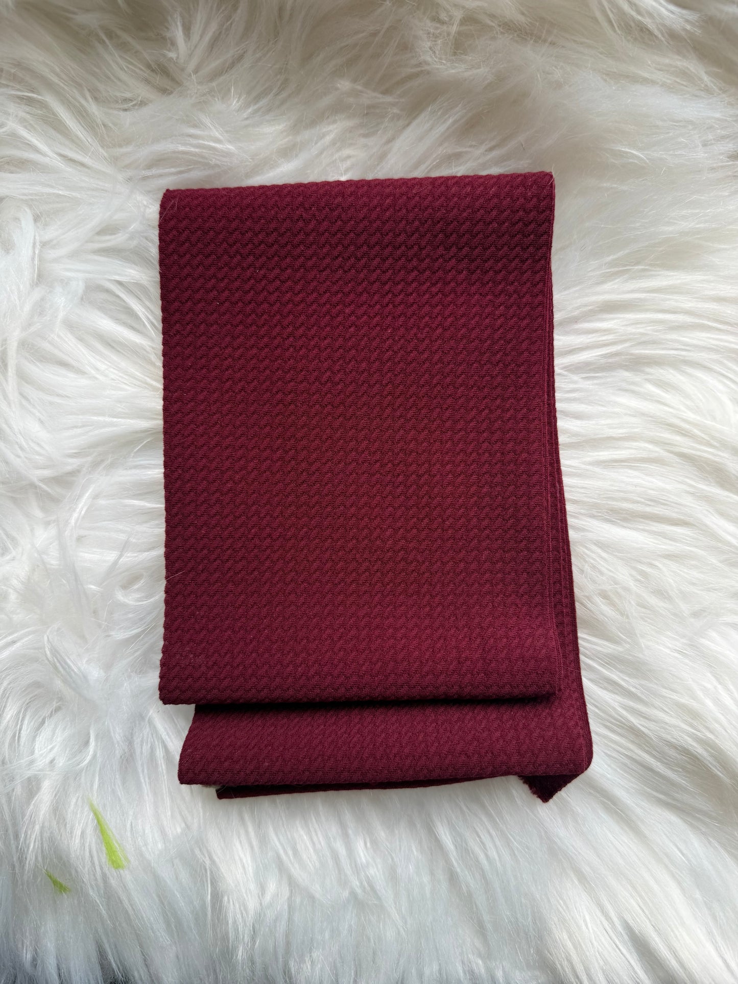 Burgundy  solid strip