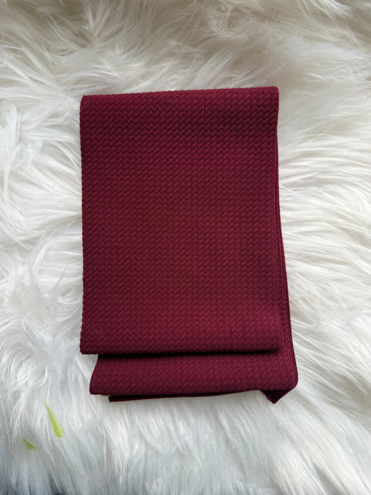 Burgundy  solid strip