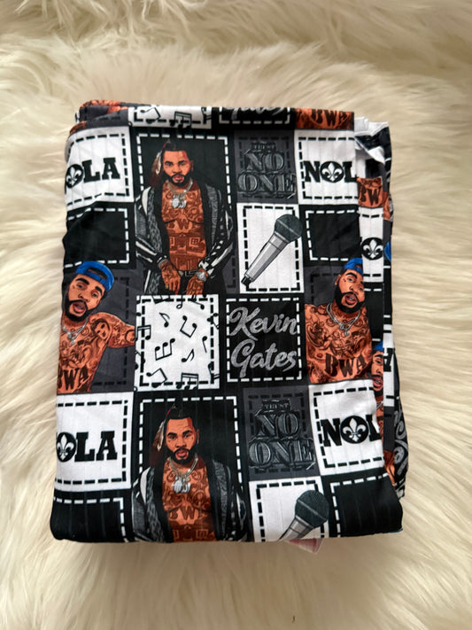 Kevin gates patchwork Brushed ribknit