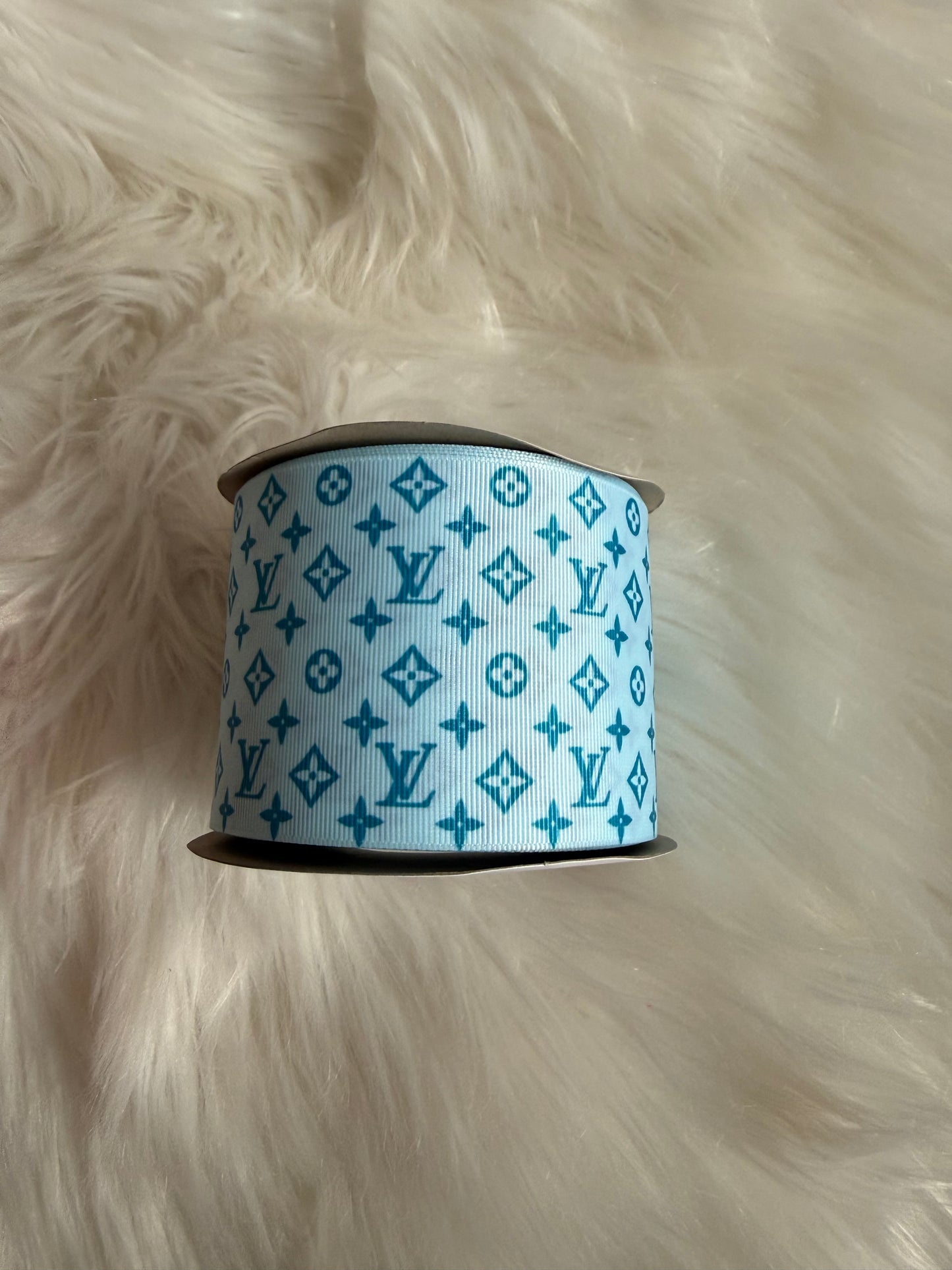 Blue boujee 3 inch ribbon