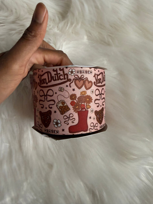 Von Dutch 3 inch ribbon