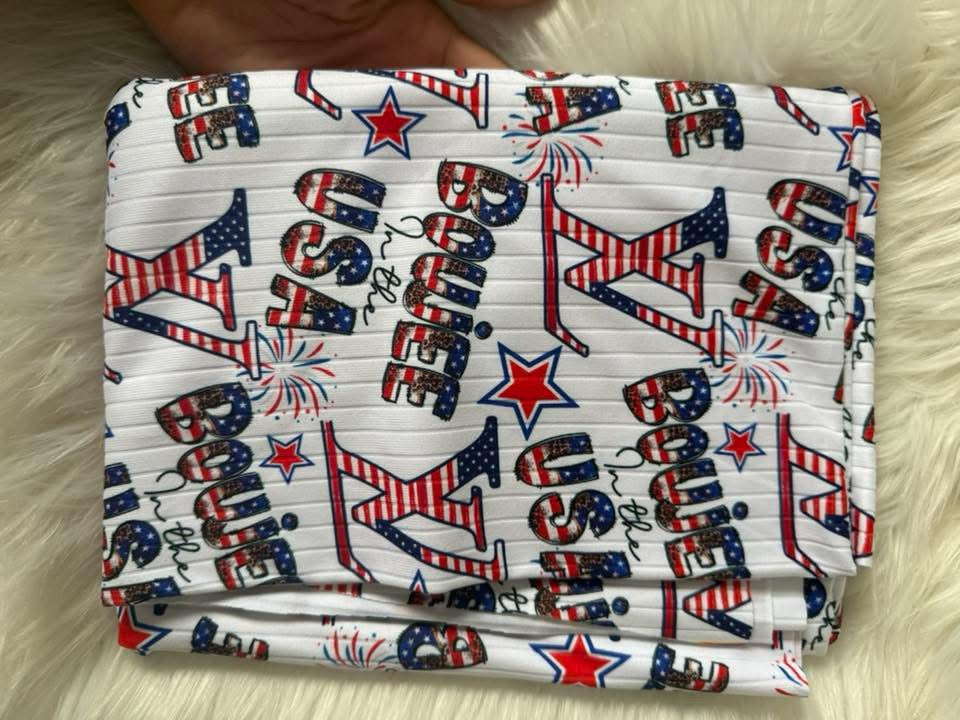 Boujee in the usa Brushed ribknit