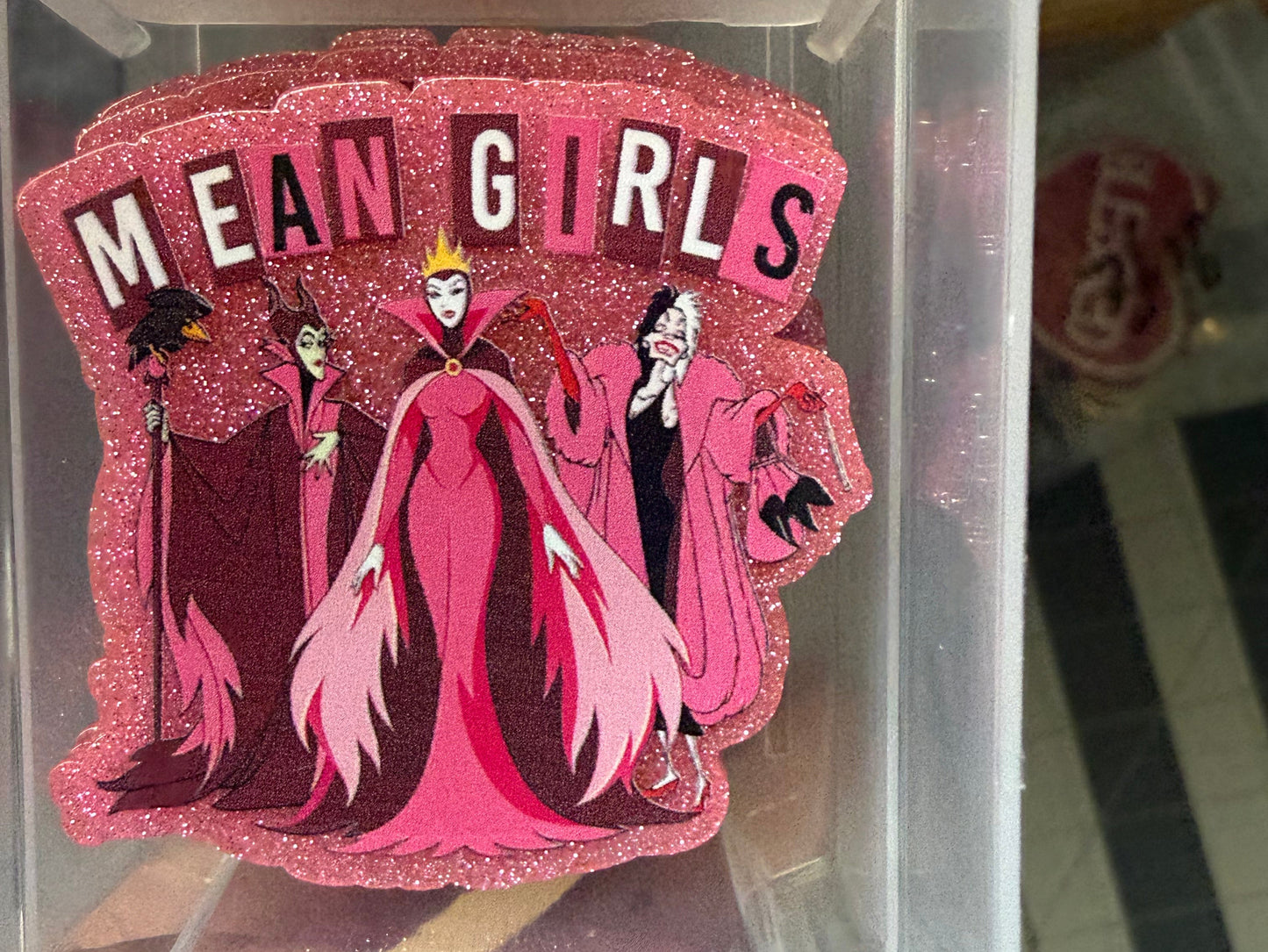 Mean girls acrylic flat back