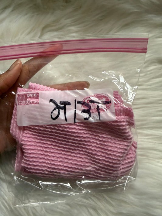 2t/3t lite pink bummy precut
