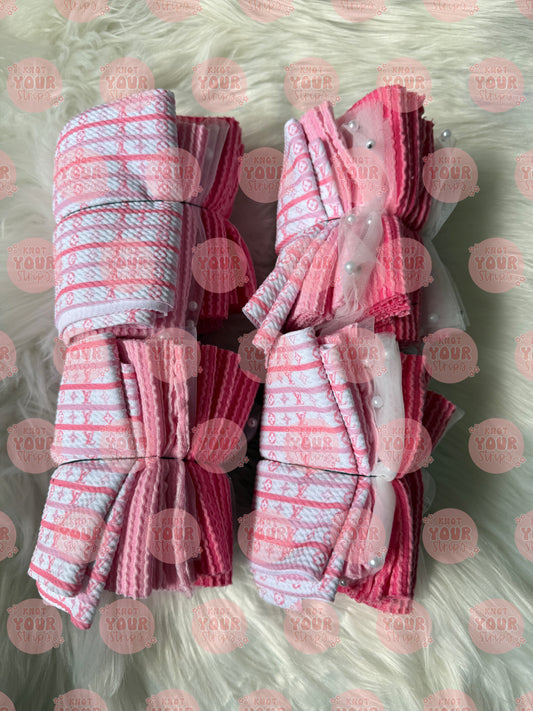 Pink newborn Strip bundle