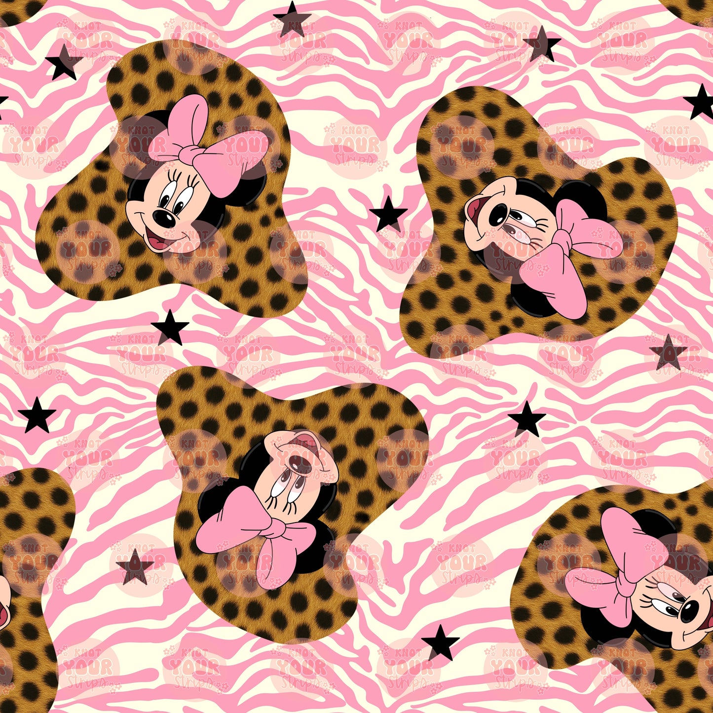 Cheetah Minnie Mouse Seamless file