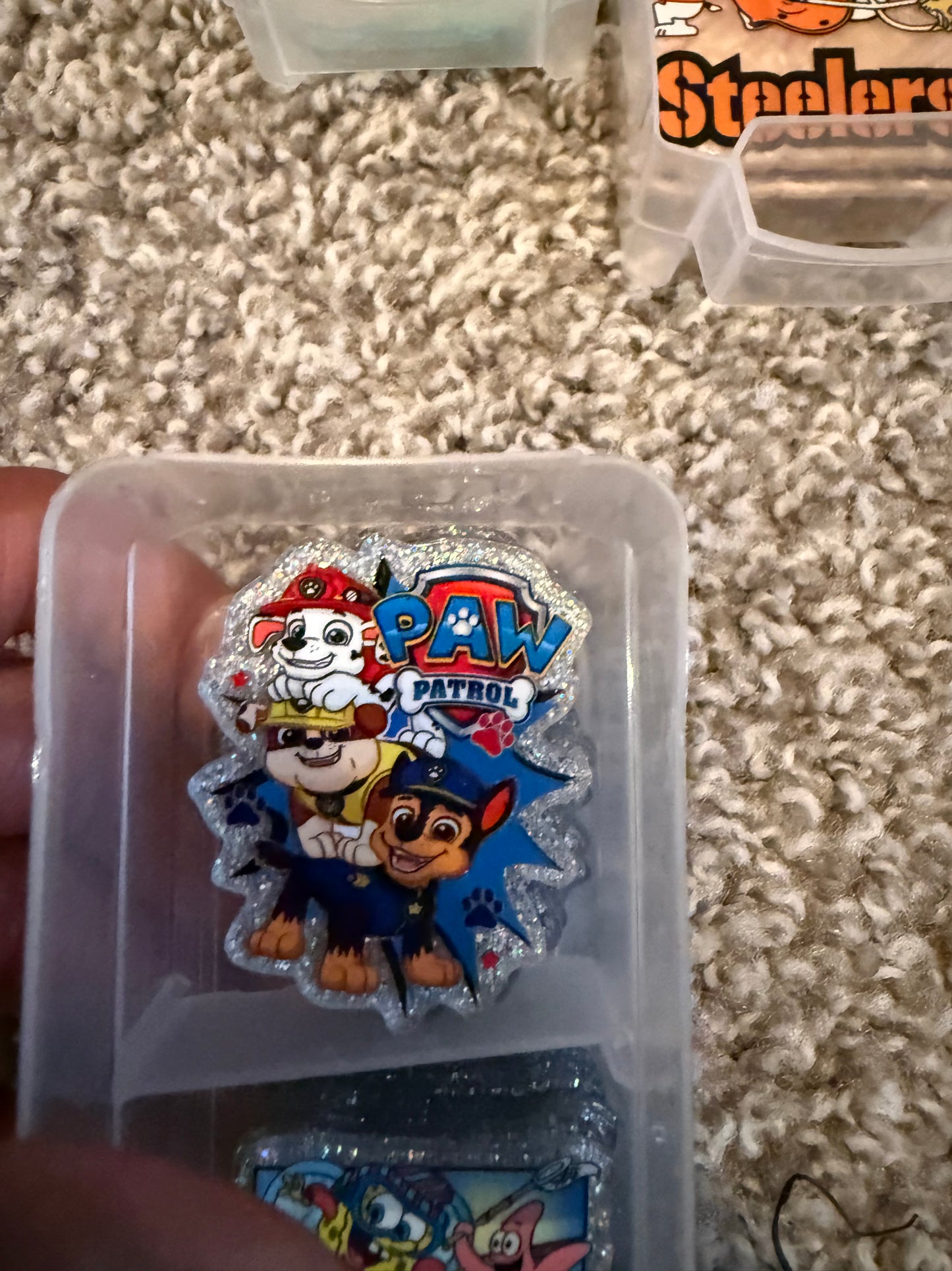 Paw patrol acrylic flat back
