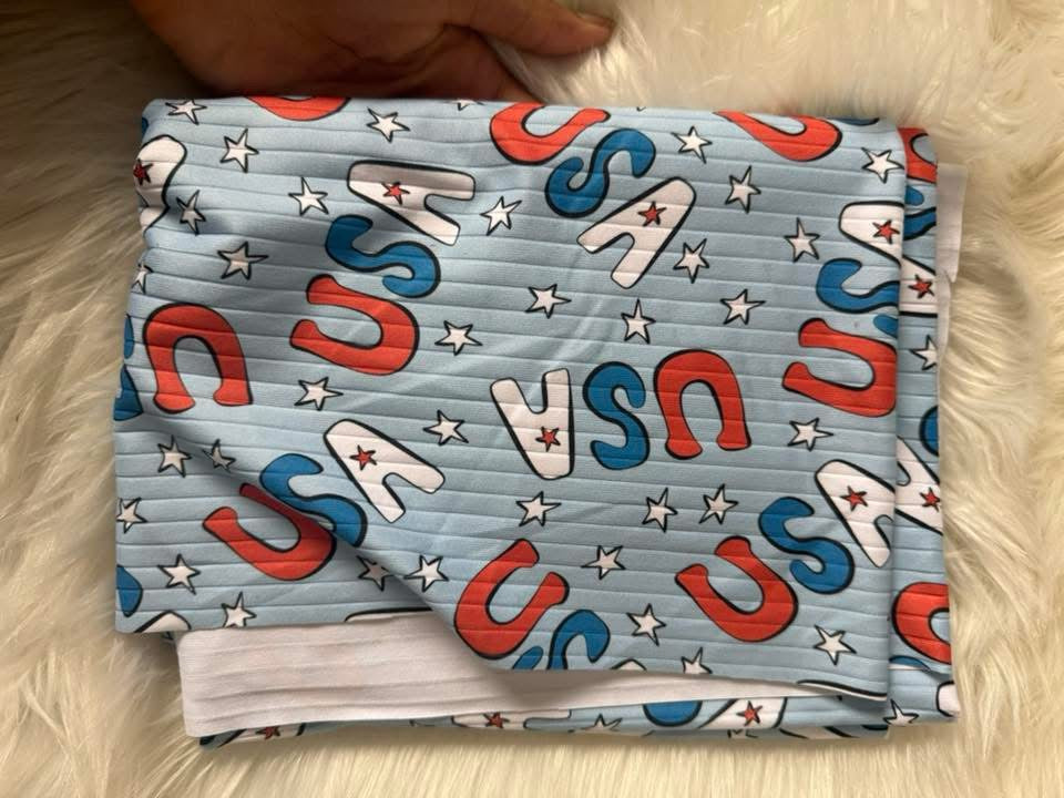 USA sketchy Brushed ribknit