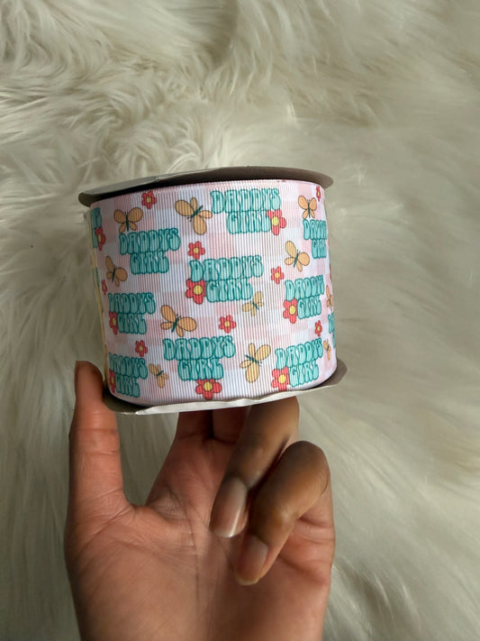 Daddy’s girl 3 inch ribbon