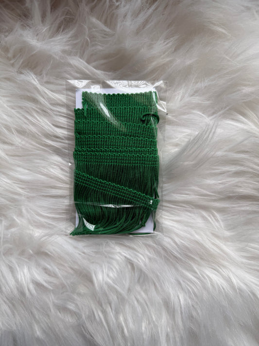 Dark green fringe 1 yard precut