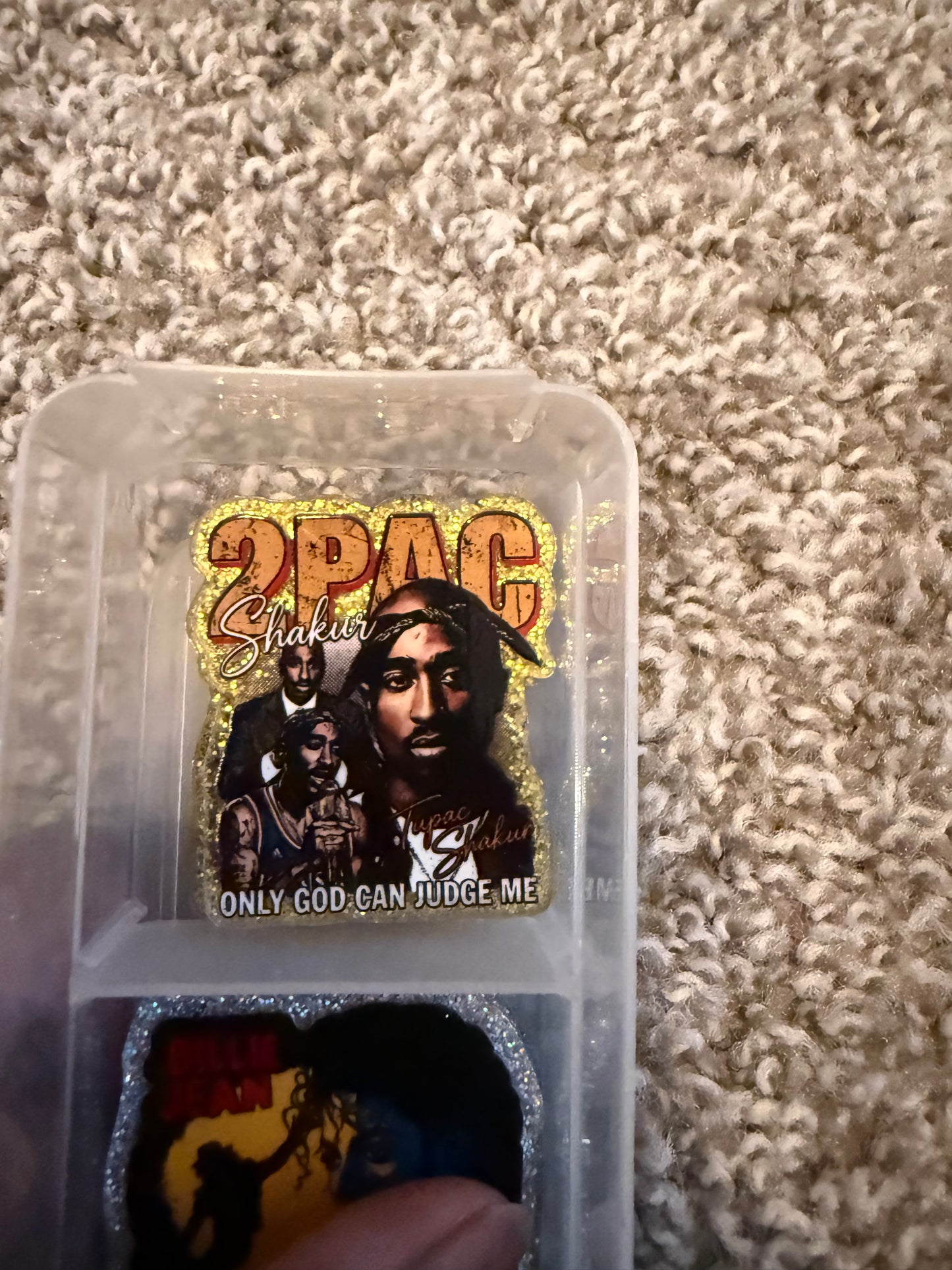 2 pac acrylic flat back