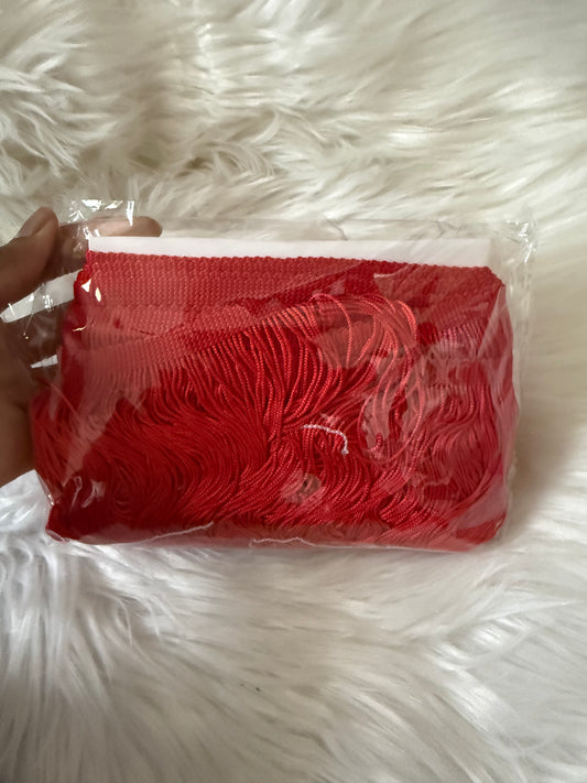 Red 4 inch Fringe