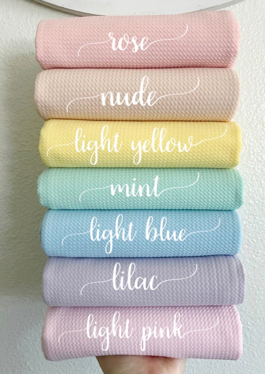 Bundle of 7 pastel bullet  5xwof strips