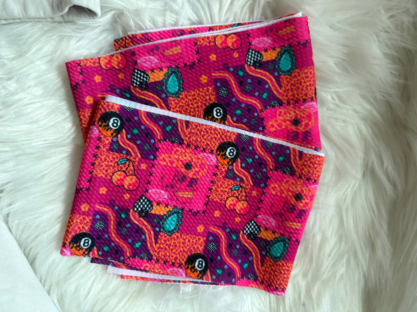 Groovy patchwork Bullet strip
