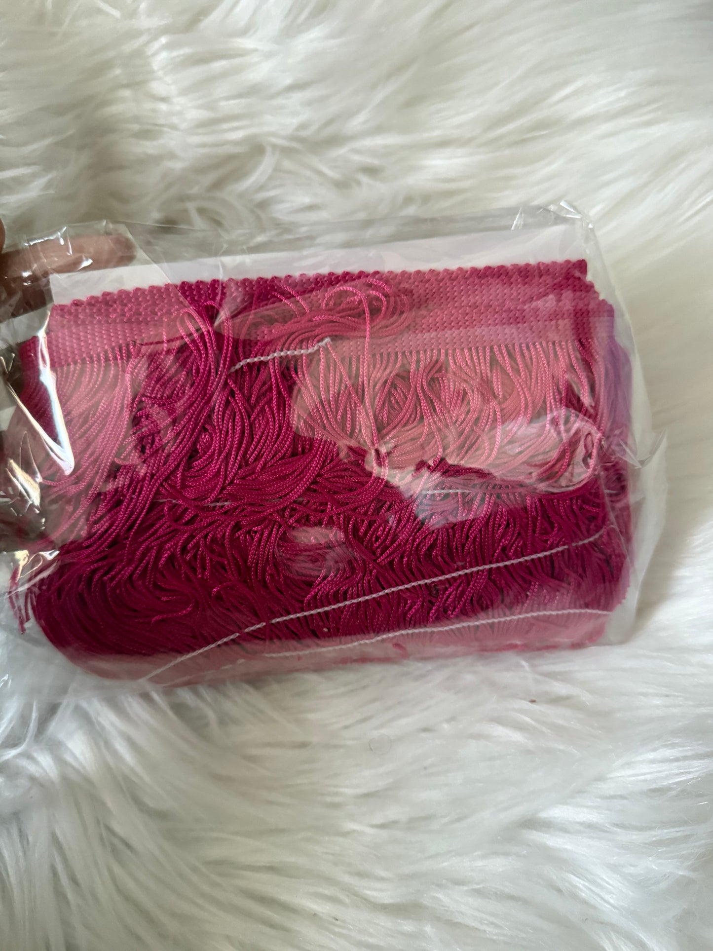 Magenta 4 inch Fringe