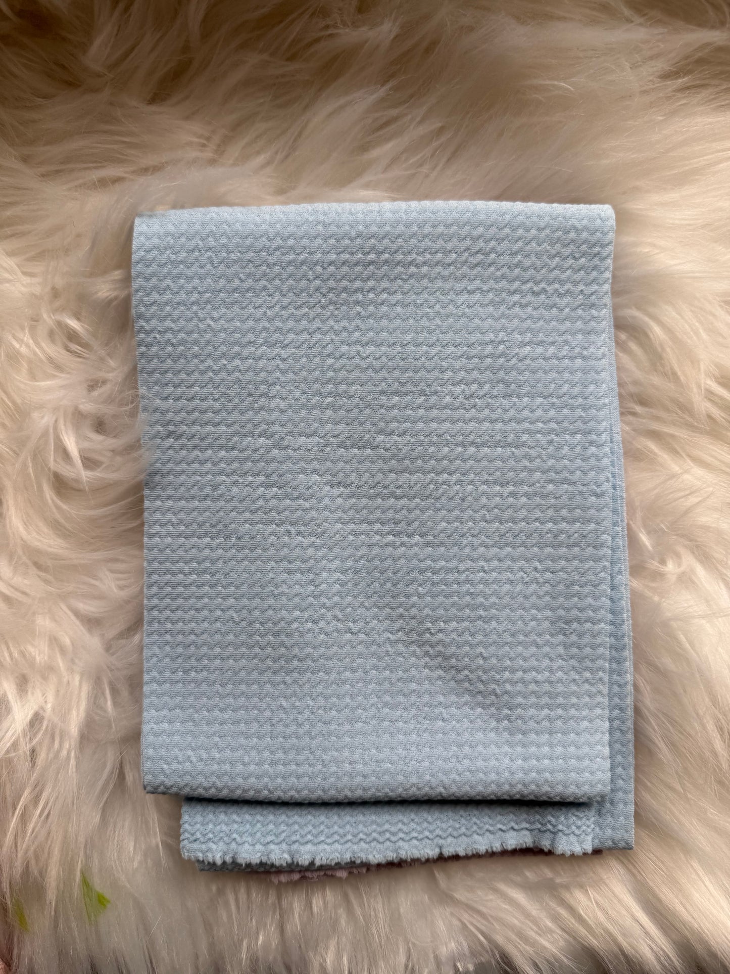 Pastel blue solid strip