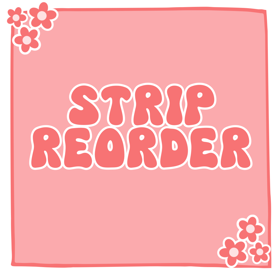 Fabric strip bundle reorder