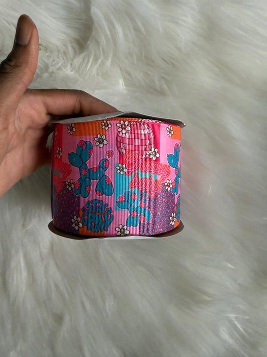 Groovy baby 3 inch ribbon