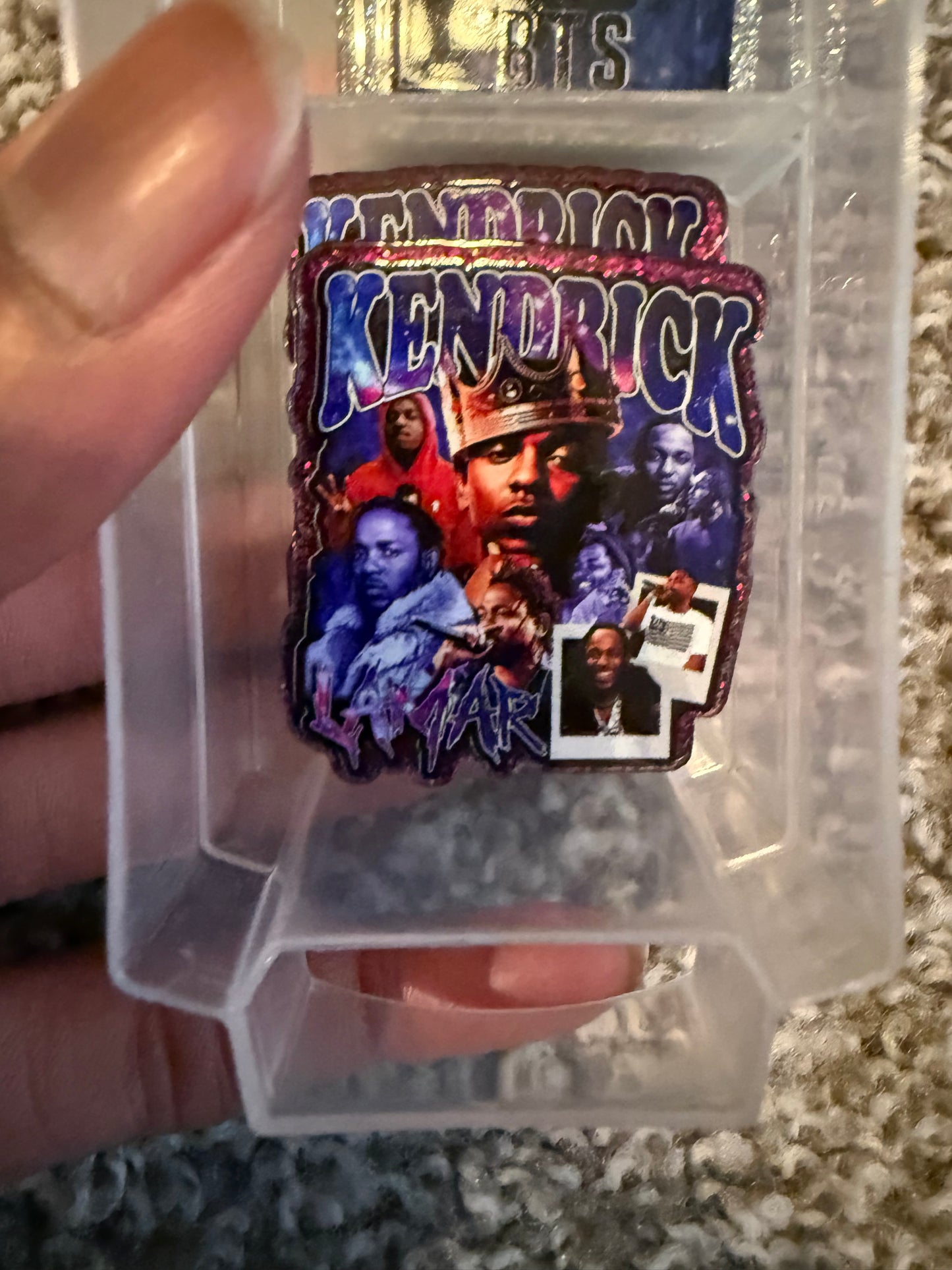 Kendrick Lamar acrylic flat back