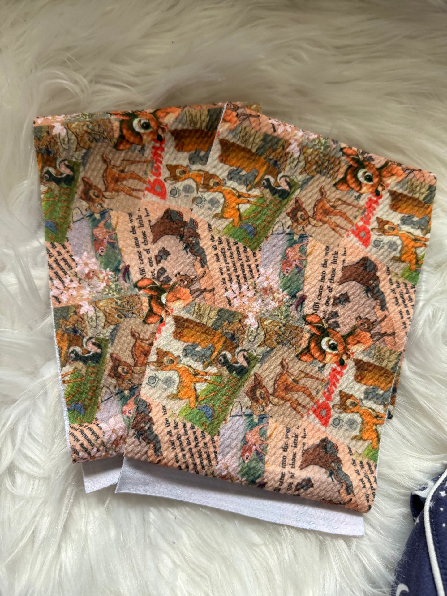 Bambi collage Bullet strip