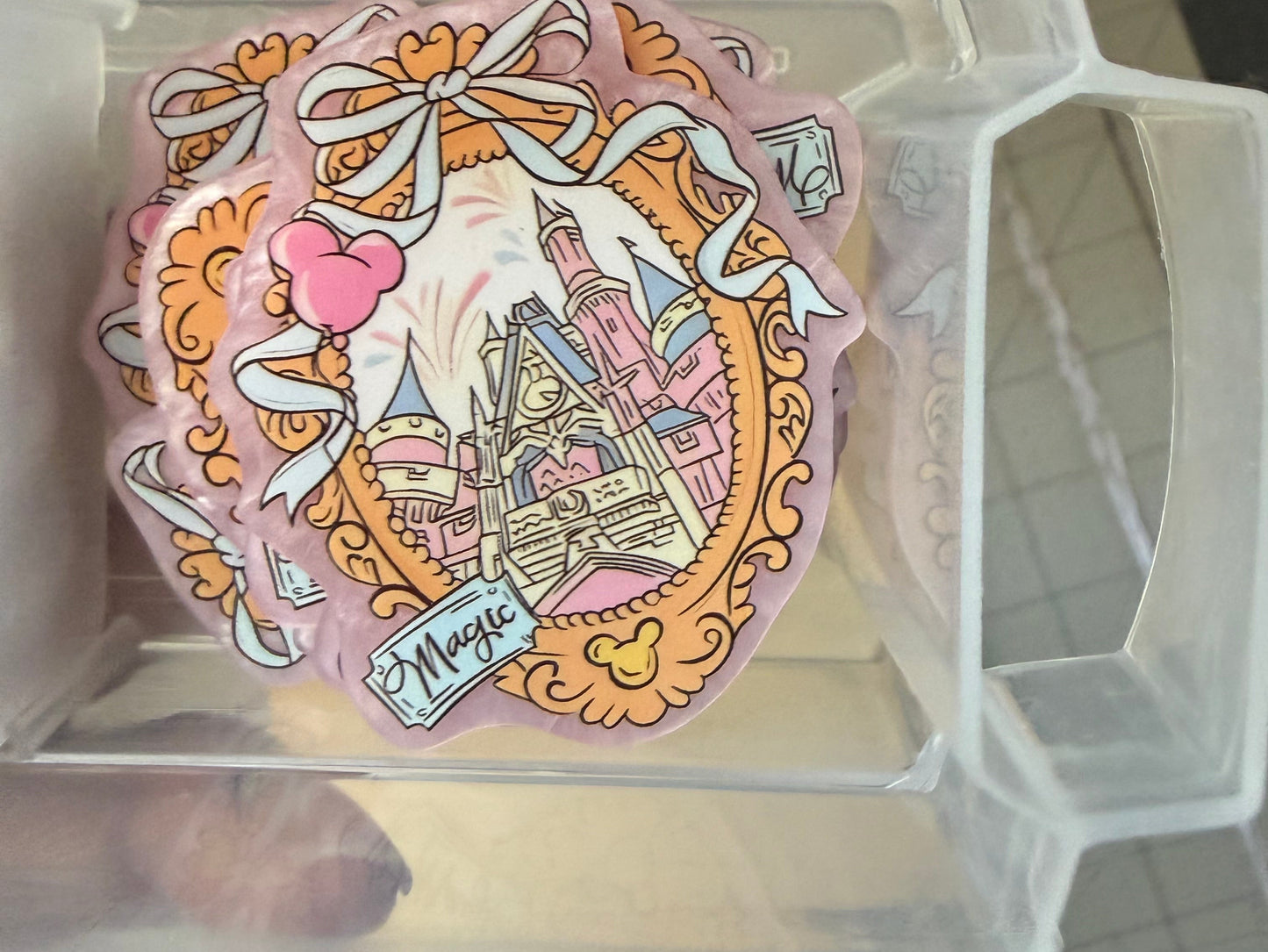 Disneyland frames acrylic flat back