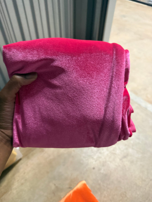 Hot pink Velvet yard