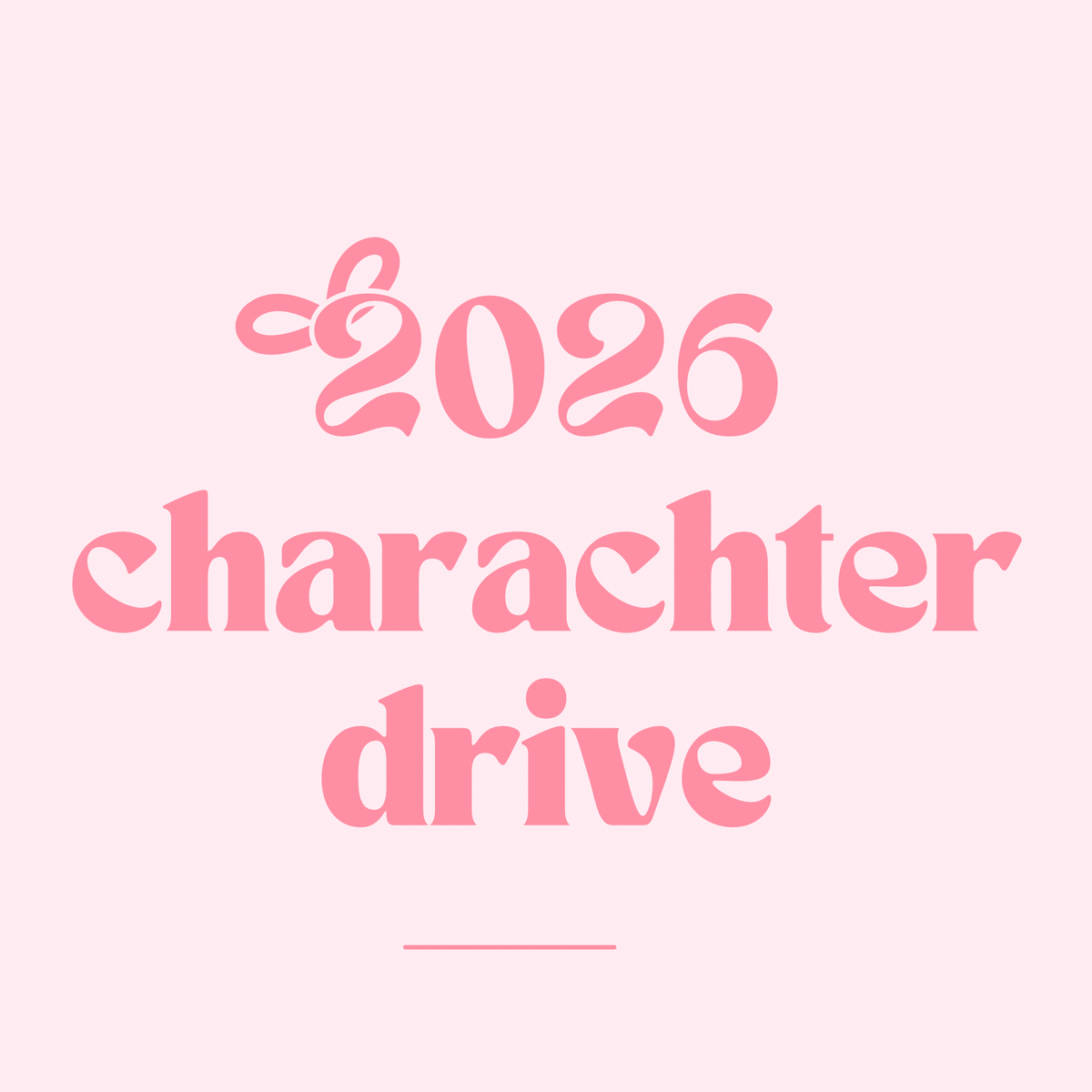 2026 charachter drive