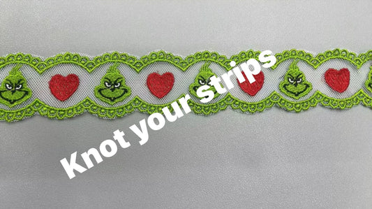 green guy with hearts ( exclusive to knot your strips ) 2nd round 1.7 inch